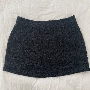 Karina Grimaldi Beaded Mini Skirt